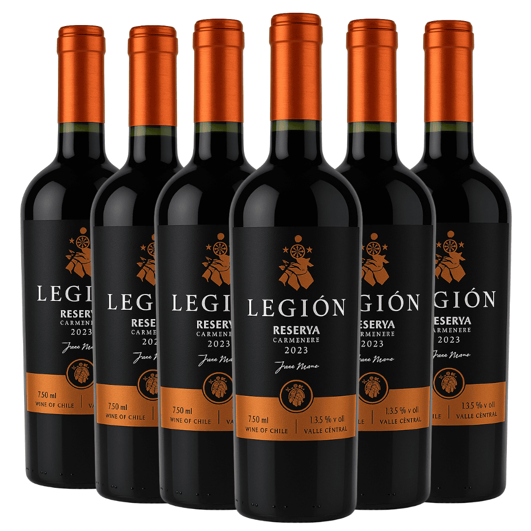 Legión | Reserva | Carmenere | Caja 6 Botellas 750cc