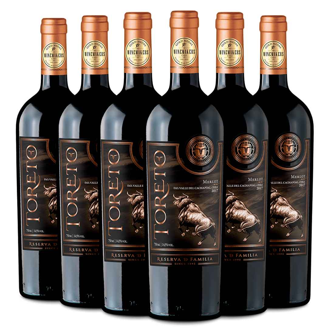 Toreto | Reserva De Familia | Cepas Tintas | Caja 6 Botellas 750cc