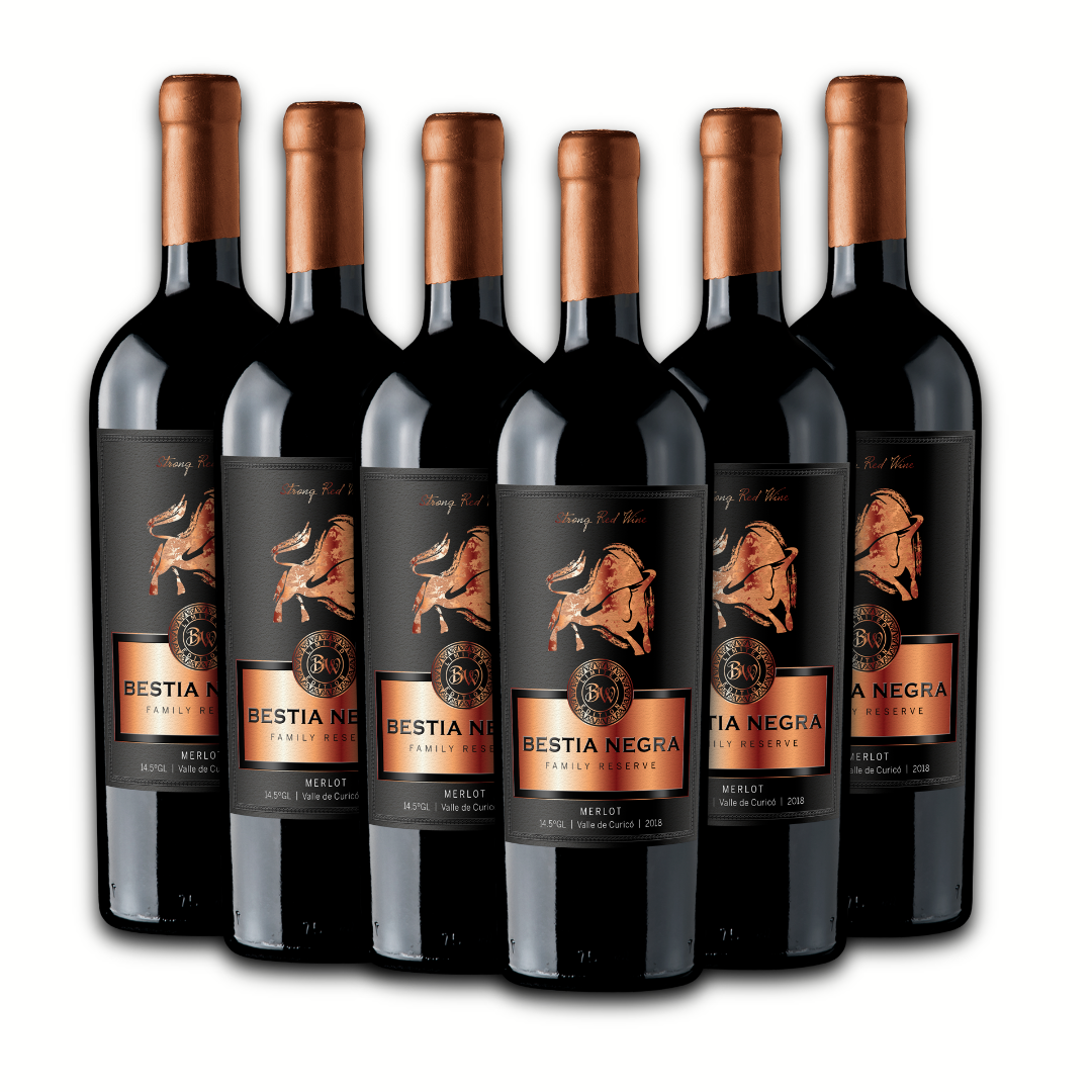 Bestia Negra | Reserva De Familia | Cepas Tintas | Caja 6 Botellas 750cc