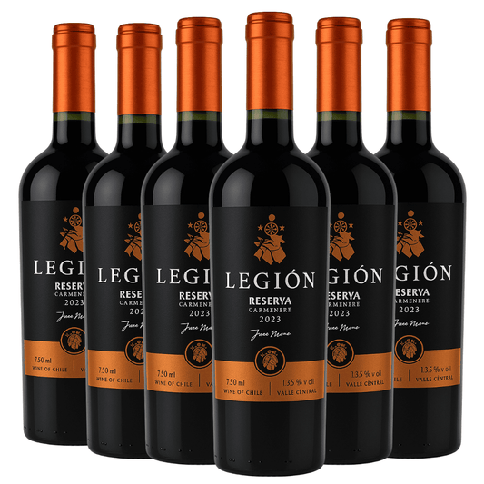 Legión | Reserva | Carmenere | Caja 6 Botellas 750cc