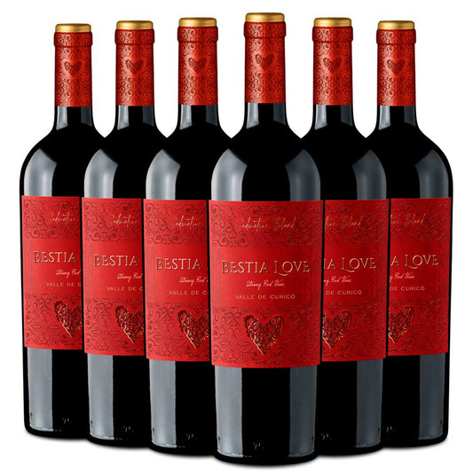 Bestia Love | Gran Reserva | Seduction Blend | Caja 6 Botellas 750cc