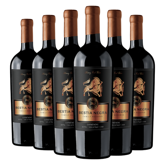 Bestia Negra | Reserva De Familia | Cepas Tintas | Caja 6 Botellas 750cc