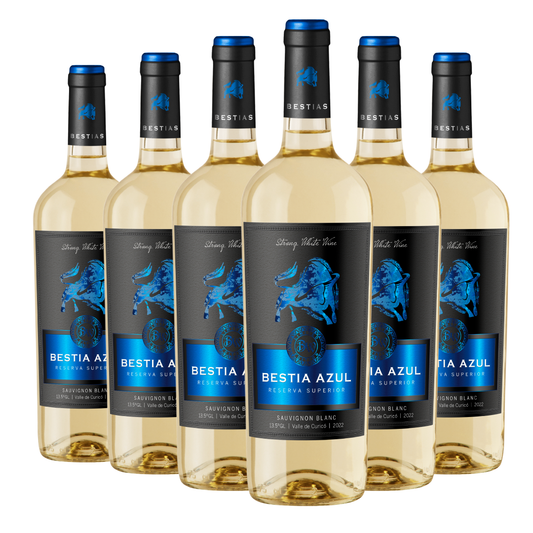 Bestia Azul | Reserva Superior | Sauvignon Blanc | Caja 6 Botellas 750cc