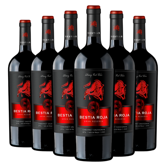 Bestia Roja | Gran Reserva | Cepas Tintas | Caja 6 Botellas 750cc