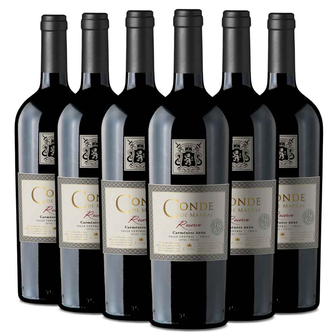 Conde De Marras | Reserva | Carménère | Caja 6 Botellas 750cc