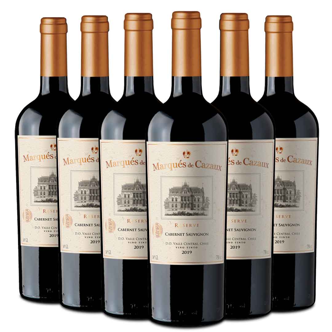 Marqués De Cazaux | Reserva | Cabernet Sauvignon | Caja 6 Botellas 750cc