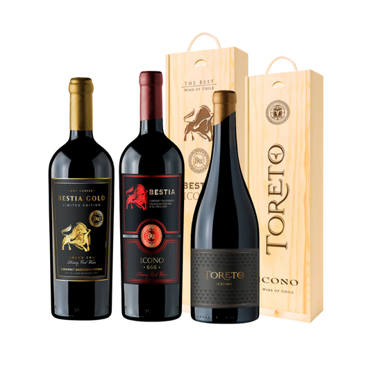 Pack 3 vinos | Vinos Iconos y Super Premium | Ensamblajes | 750cc