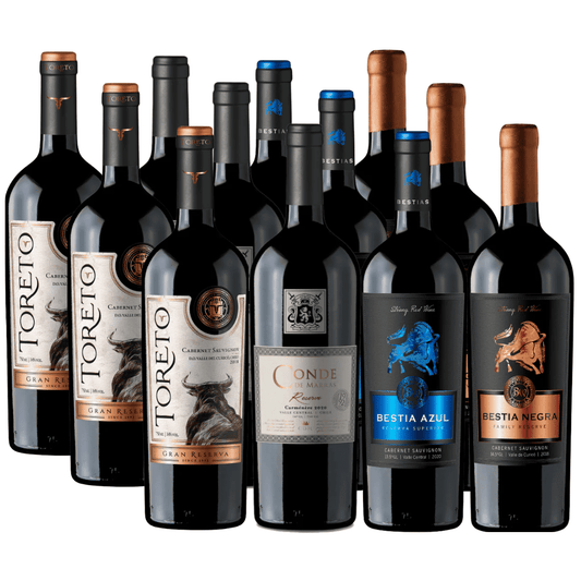 Pack 12 vinos | Selección Reserva-Gran Reserva-Family | Carmenere | 750cc