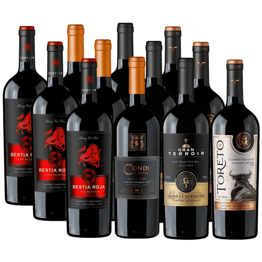 Pack 12 vinos | Gran Reserva | Cabernet Sauvignon