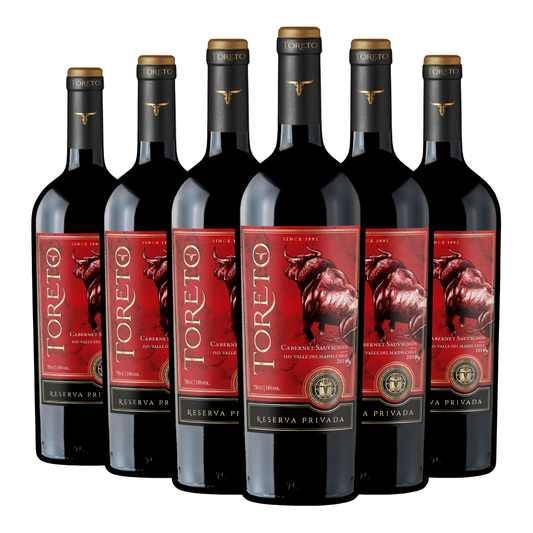 Toreto | Reserva Privada | Cepas Tintas | Caja 6 Botellas 750cc