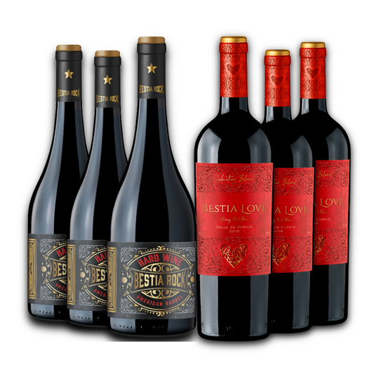Pack Rock And Love | Gran Reserva | Blend | Caja 6 Botellas 750cc
