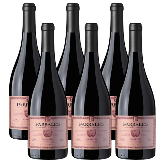 Parrales | Reserva | Carmenere | Caja 6 Botellas 750cc